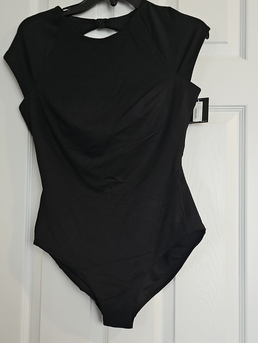 Spanx Womens Black One-Piece Swimsuit - Classic Fit